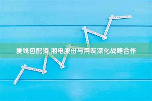 爱钱包配资 湘电股份与用友深化战略合作